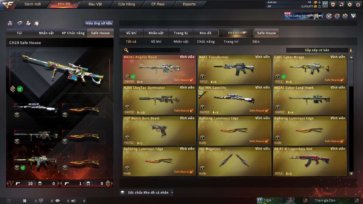 shop acc cf uy tin gia re